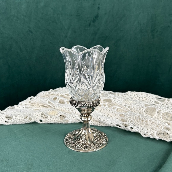 Elegant Godinger Silver Candle Holder Photos